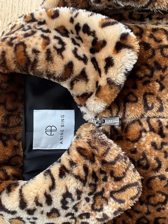 Anine Bing Molly Faux Fur Jacket - Picture 2 of 3